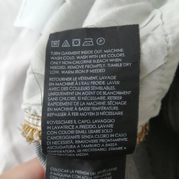 Club Monaco Denim The Kick Crop Flare Jeans High Rise Flare Crop Leg 27 (4) - Picture 14 of 16